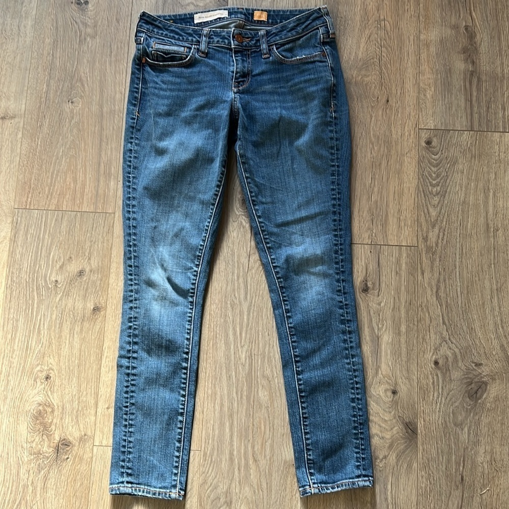 PILCRO & THE LETTERPRESS Anthropologie Straight Leg Jeans Size 26